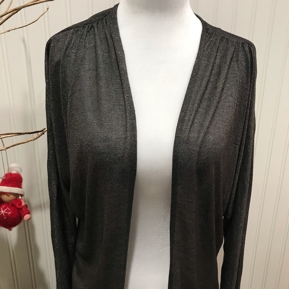 METALLIC KNIT CARDIGAN - Picture 3 of 5
